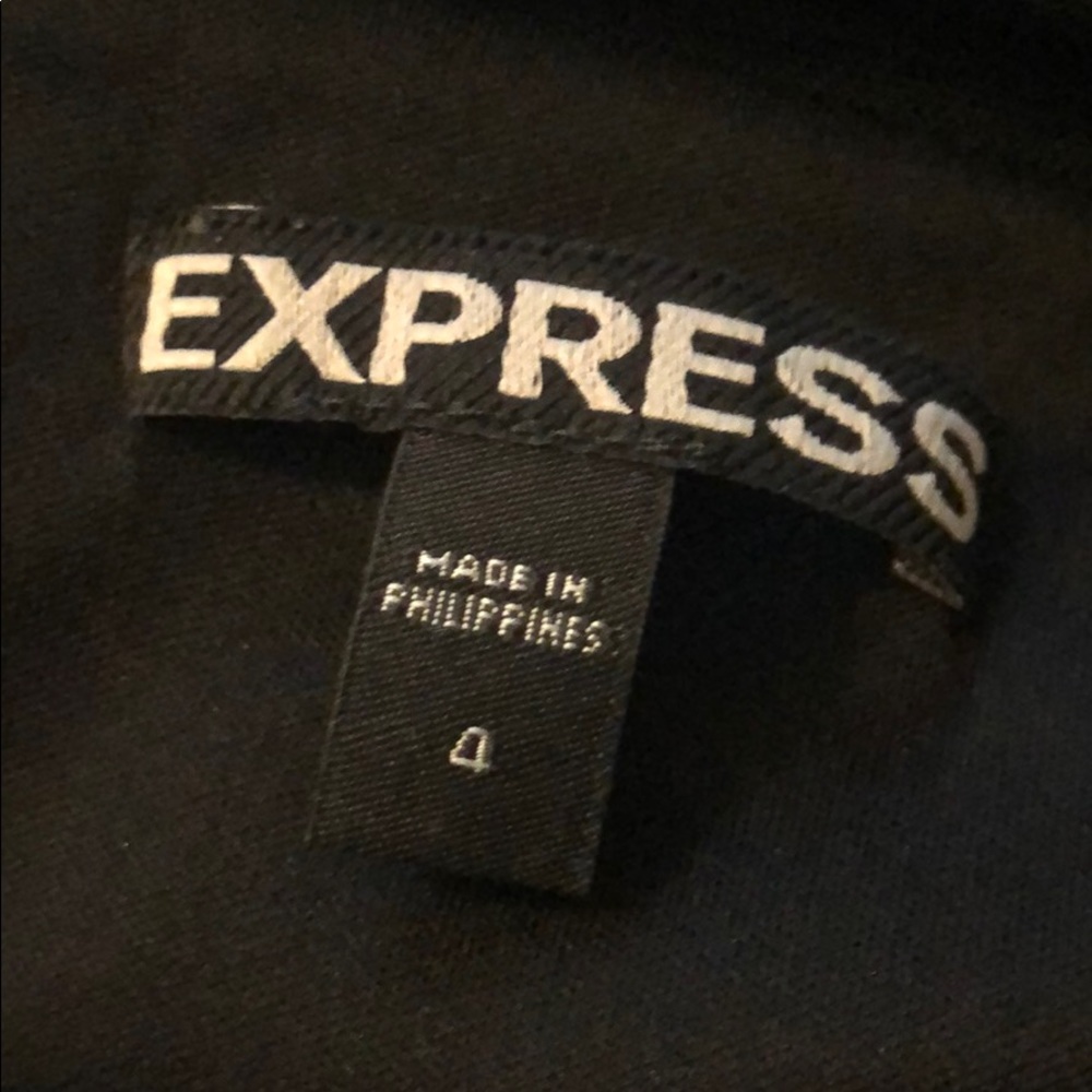Express Bodycon Midi Dress with Sheer Mesh Detail - Picture 9 of 9